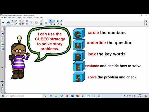 Problem Solving with CUBES strategy for Addition and Subtraction