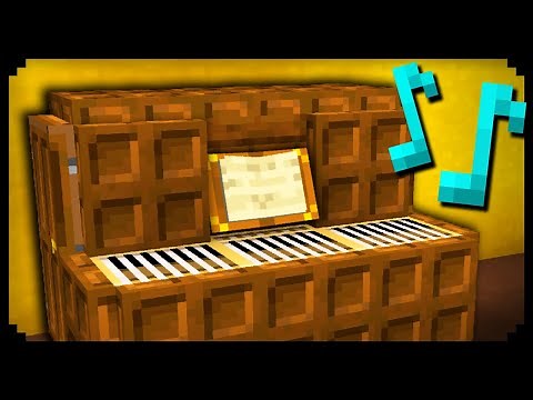 ✔ How to Make a Working Piano in Minecraft