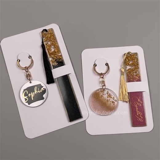 Bookmark & Keychain Display Card SVG: Packaging Template Cut Files - Etsy UK