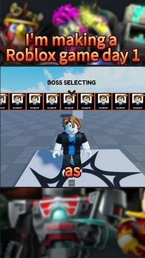 I Made a Crazy Boss Game in Roblox Day 1!