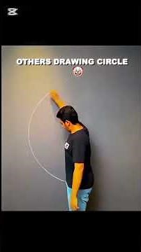 Impossible Challenge! Who Can Draw a Perfect Circle By Hand? 😱 (The Results Will Shock You)#circle#.