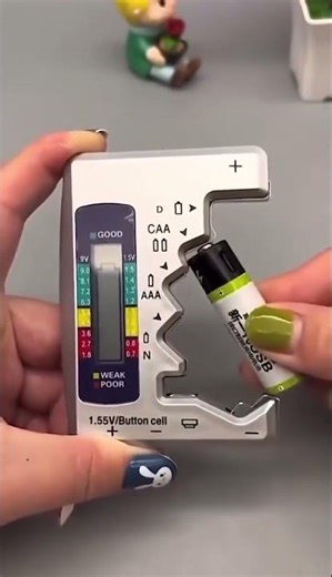 ✅ Simple way to check battery life. Universal LCD Display Battery Capacity Tester ( # 3052 )