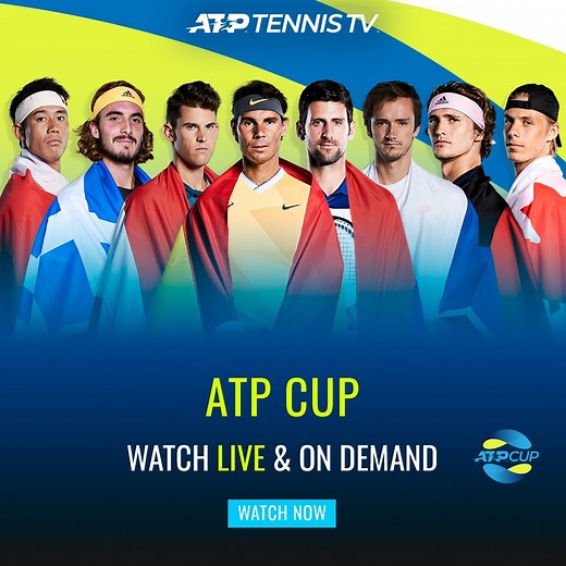 13K views · 187 reactions |  Stream live tennis from the ATP Cup in Melbourne. Watch Rafael Nadal, Dominic Thiem, Novak Djokovic, Daniil Medvedev and more in action. Watch all singles and doubles matches live and on demand. Stream now  www.tennistv.com | Tennis TV | Facebook