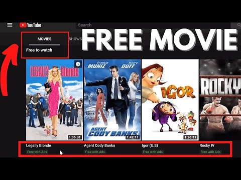 How to Watch Movies on YouTube For Free, legally 2023 [Free with Ads]