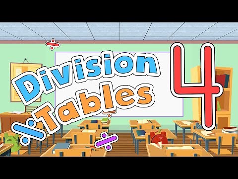 Division Tables | 4 | Jack Hartmann