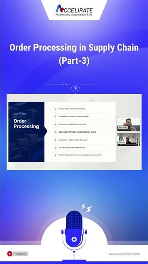 Order Processing in Supply Chain | Part 3 | #AIinSupplyChain #Shorts