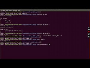 C programming make command: Makefile and compiling