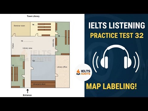 IELTS Listening Map Practice Test 32 | IELTS Listening Practice 2025