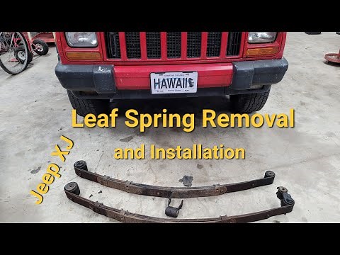 Leaf Spring and Bushing Replacement Tips on a Jeep from Quadratec! Cherokee XJ #jeepxj