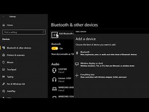 How to connect to a Bluetooth device | turn on and off Bluetooth on Windows 10