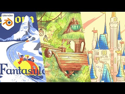 3 Simple Stylized Toon Shaders for Creating 2D/3D Artworks in Blender