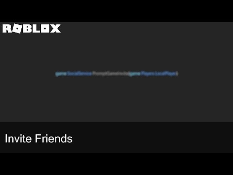 Roblox Invite Friends (Script in description)
