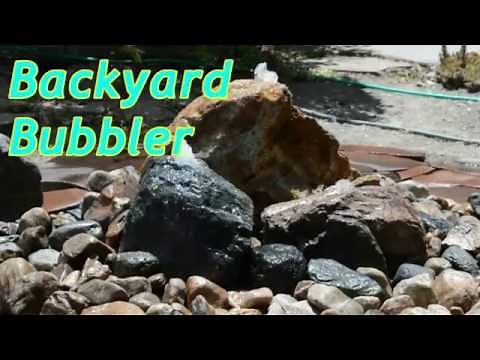 BUBBLER / Rock Fountain DIY
