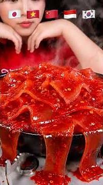 🌏👍Which Asian Sauce Is The Spiciest? 🌶️🔥(Plastic Noodles Challenge)