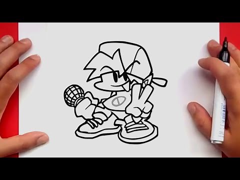 How to Draw FRIDAY NIGHT FUNKIN Characters Easy