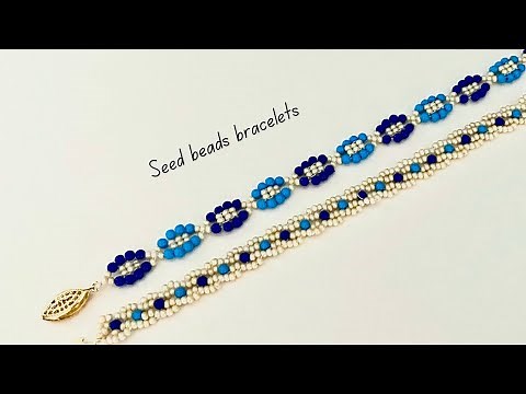 Easy beaded bracelets tutorial. Perfect for beginners