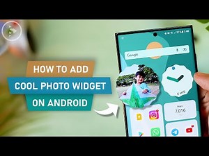 How to Add Cool Photo Widget on Any Android - Android 12 Photo Widget on Any Android Smartphone