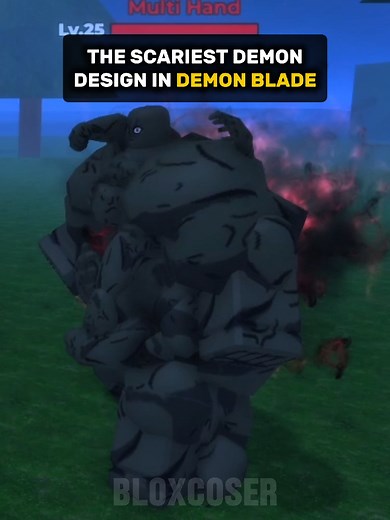 Discover the Scariest Demon Design in Roblox Demon Blade