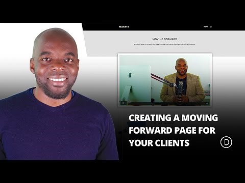 Creating a Moving Forward Page for Your Clients