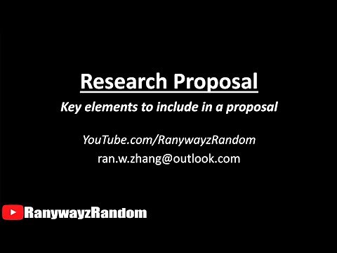 How To Write A Research Proposal? 11 Things To Include In A Thesis Proposal