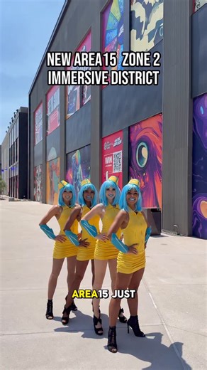 187K views · 896 reactions | AREA15 just leveled up. ✨ Zone 2: The Terminals is bringing larger-than-life art and attractions, new bites, and the debut of Universal Horror Unleashed. And this is just the beginning… | Visit Las Vegas | Facebook