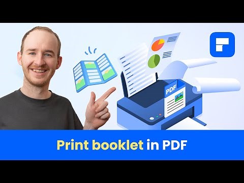 How to Print Booklet in PDF
