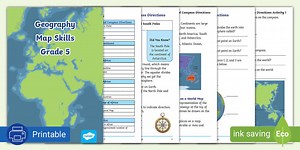 Grade 5 Map Skills Workbook