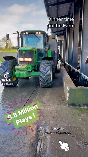 128K views · 855 reactions | 6.8 million views … Great to see Irish farming getting out there ! #farming #feeding #Cattle #agriculture #ireland McHale John Deere | cows.ie - David Clarke Livestock | Facebook