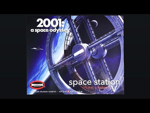 MOEBIUS 2001:A SPACE ODYSSEY SPACE STATION V PLASTIC MODEL KIT