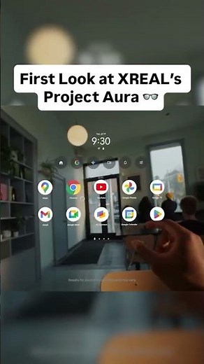 XREAL Project Aura AR Glasses Powered By Android XR