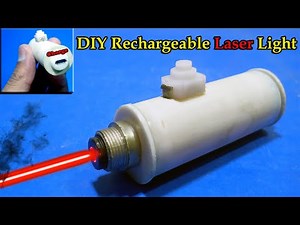 How To Make Laser Light | DIY Rechargeable Laser Light | Home Made Laser Light
