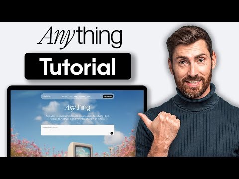 Anything AI App Builder Tutorial (2025) | Build AI Apps (Step by Step)