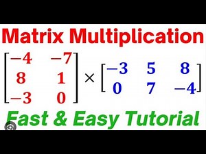 Matrix Multiplication Explained: Step-by-Step Tutorial