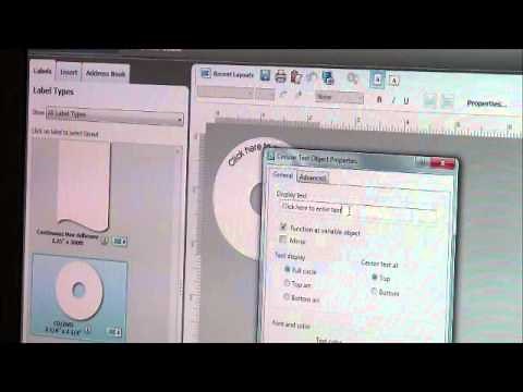 How to Create CD and DVD Labels on your Dymo Printer