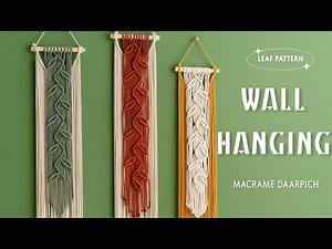 DIY Macrame Wall Hanging | Easy Boho Decor Tutorial Step-by-Step