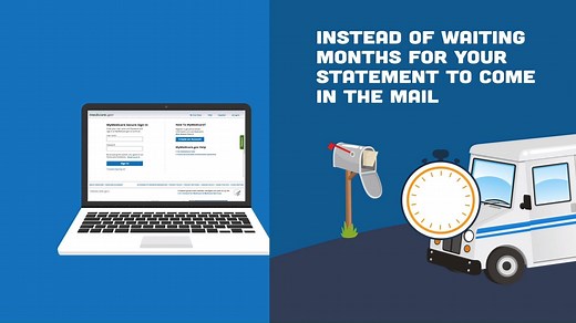 A MyMedicare account lets you access your Medicare information easily and securely. See claims statements faster, too: https://www.mymedicare.gov/signup. | Medicare