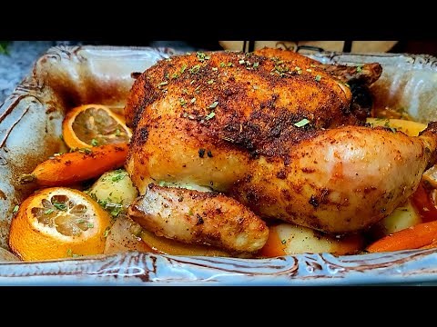 Oven Roasted Chicken Recipe | Simply Mamá Cooks