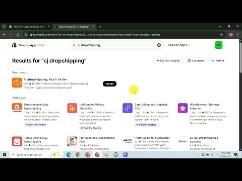 How To Connect CJ Dropshipping To Shopify