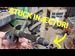 How to change a STUCK Injector on a John Deere 6310