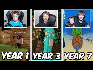Growing Up With MINECRAFT For 7 Years!
