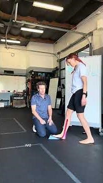 Shin Splint Exercises part 2 Lunge with Elevated Toe