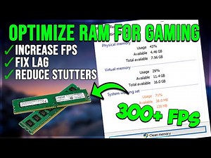 How To Optimize RAM/Memory For Gaming - Boost FPS & Reduce LAG 2020