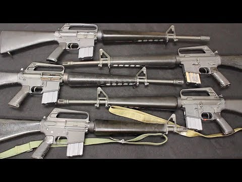 M16, XM16E1 and M16A1 Development in Vietnam