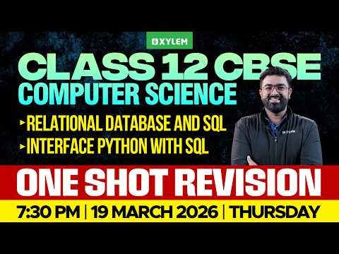 Class 12 CBSE CS: Relational Database and SQL | Interface Python With SQL | One Shot Revision