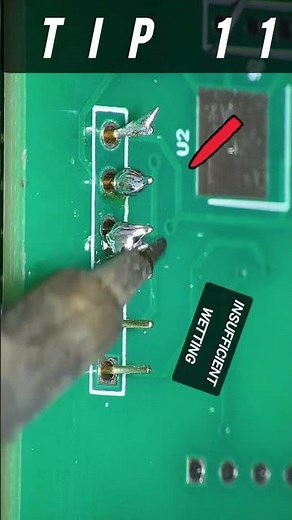 Soldering tips and tricks - Tip 11 Use the right quantity of solder and temperature when soldering!