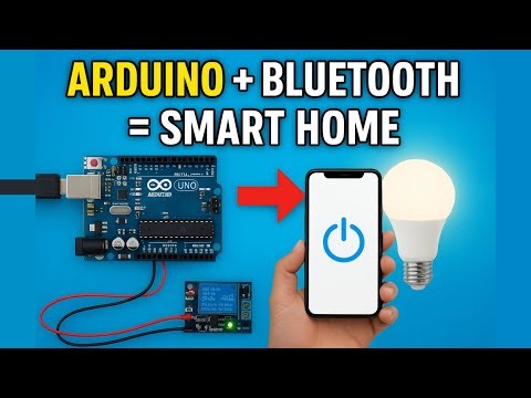 “Arduino + Bluetooth = Smart Home | Control AC Light with HC-05 & Relay 🔥”