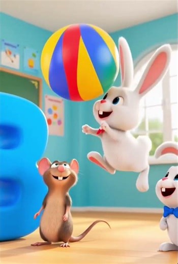 Learn ABC with Professor Rat! 🐀🎓 Funny Classroom #shorts #kidslearning