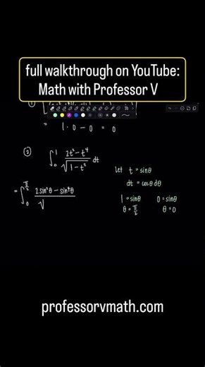 This Integral Tests Basically Every Calc 2 Technique 😭