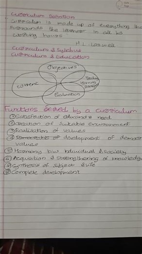 curriculum -Meaning,Definition, syllabus and curriculum,components of curriculum #education