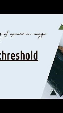 How to convert image to binary image| How to obtain binary image using opencv| Basics of opencv